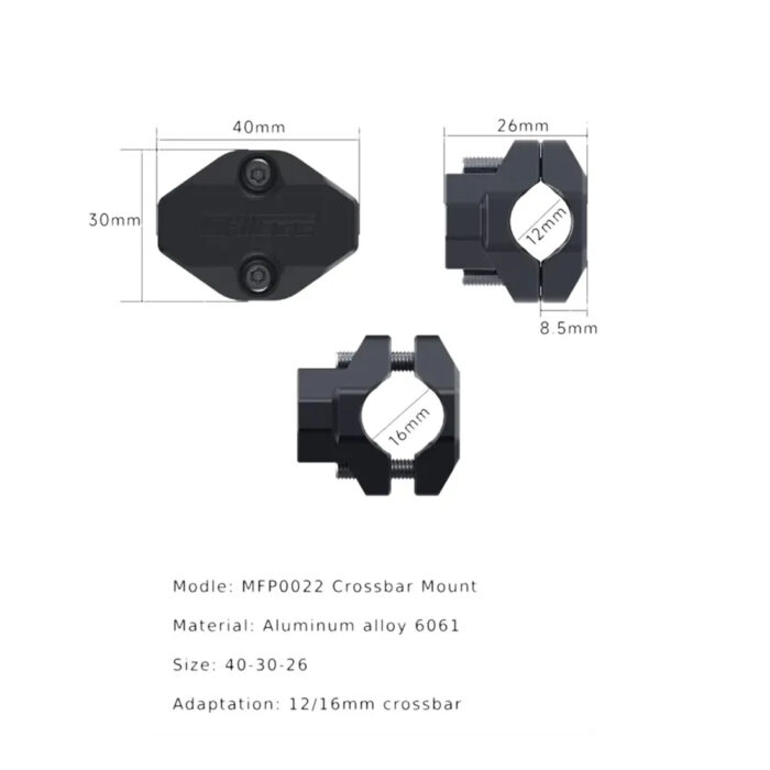 Chigee Supporto per Traversino 12-16mm MFP0022 - immagine 4