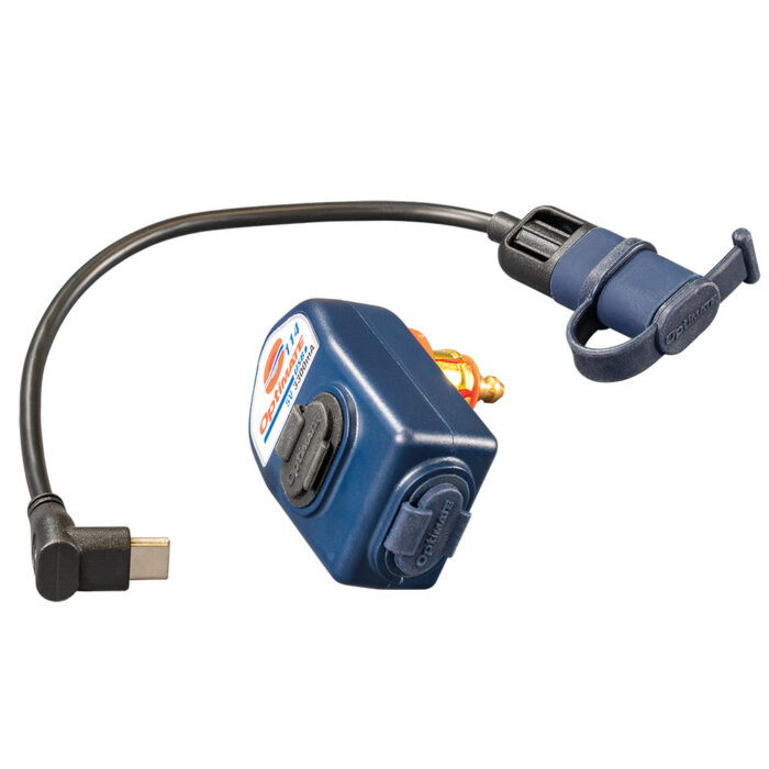 OPTIMATE Caricabatterie USB O-114 doppia uscita per BMW / Triumph 3300 Ma - immagine 4