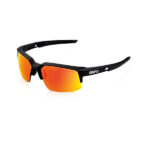 100% Occhiali Da Sole Speedcoupe Soft Tact Black Lenti HiPer Multistrato A Specchio Rosse