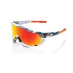 100% Occhiali Da Sole Speedtrap Soft Tact Grey Camo Lenti HiPer A Specchio Red Multilayer
