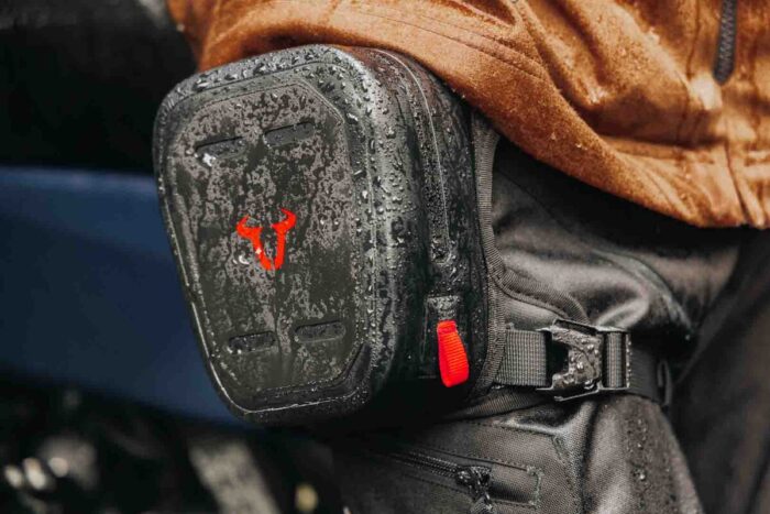 SW-MOTECH Borsello Leg Bag WP. Nero. Impermeabile. - immagine 3