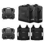 Loboo Coppia di Valigie Laterali Airbag per Moto Alps 30 L + 30 L con Supporti e Antifurto - immagine 2