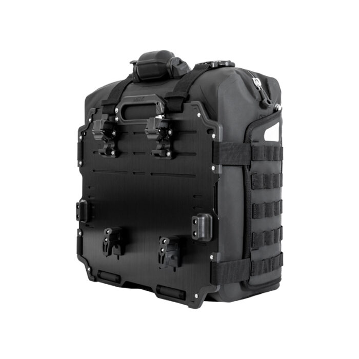 Loboo Coppia di Valigie Laterali Airbag per Moto Alps 23 L + 30 L con Supporti e Antifurto - immagine 3