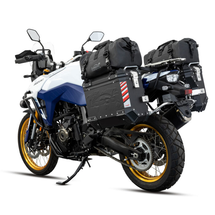 Loboo Borsa Posteriore Moto Impermeabile Universale IPX6 con Roll-Top Magnetico 20 L - immagine 4