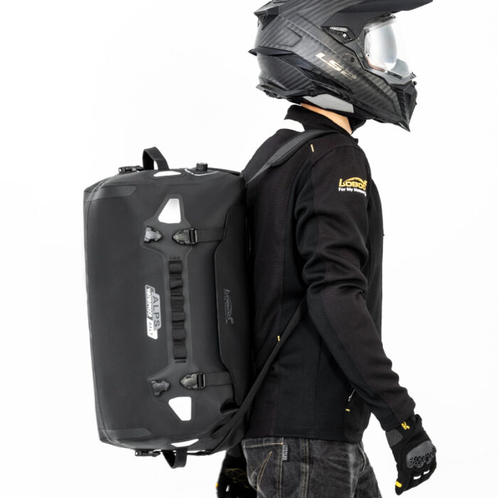 Loboo Borsa Moto Impermeabile IPX7 Posteriore Alps 46 L. Sacca idrica inclusa. - immagine 4