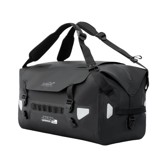 Loboo Borsa Moto Impermeabile IPX7 Posteriore Alps 46 L. Sacca idrica inclusa. - immagine 5