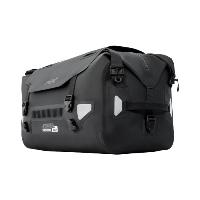 Loboo Borsa Moto Impermeabile IPX7 Posteriore Alps 46 L. Sacca idrica inclusa. - immagine 9