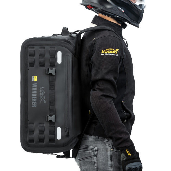 Loboo Borsa Posteriore Moto Impermeabile Universale Wanderer 50 L - immagine 5