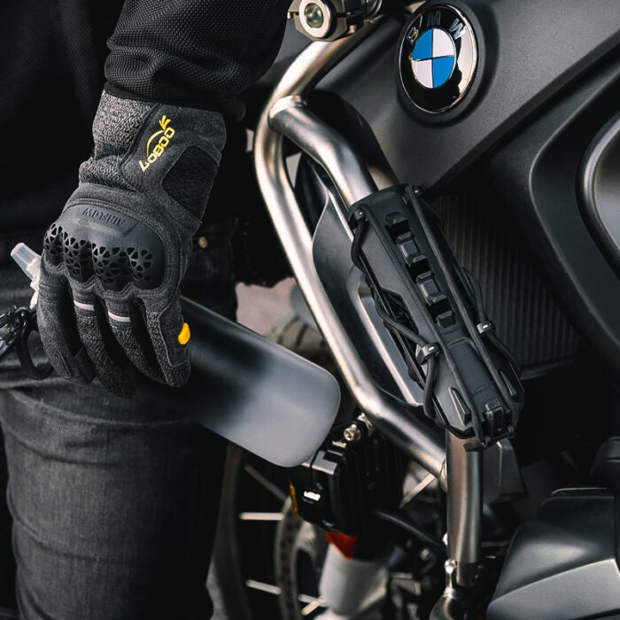 Loboo Portaborraccia Moto per Paramotore Ø 25 mm e Bauletto. Regolabile da 58 a 78 mm. - immagine 5