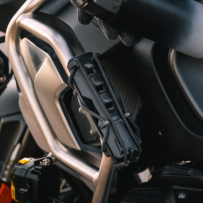 Loboo Portaborraccia Moto per Paramotore Ø 25 mm e Bauletto. Regolabile da 58 a 78 mm. - immagine 6