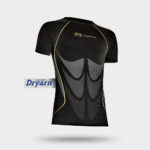 Spark Malia's Bluby Maglia Seamless Manica Corta Nero Unisex