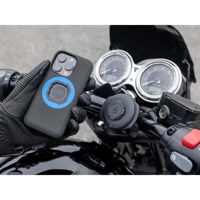 Quad Lock Testa Caricabatterie Wireless Resistente Alle Intemperie Da 12-24V - immagine 2