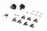 SW-MOTECH Kit serratura TRAX con antifurto PRO 9 serrature, 2 chiavi Antifurto