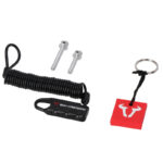 SW-MOTECH Kit antifurto per borsa serbatoio PRO/ EVO Perno sicurezza/Lucchetto con cavo per borse moto