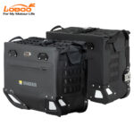 Loboo Coppia di Valigie Laterali Impermeabili a Rilascio Rapido Wanderer 40 L + 40 L