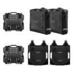 Loboo Coppia di Valigie Laterali Airbag per Moto Alps 23 L + 23 L con Supporti e Antifurto - immagine 2