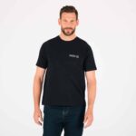 Knox Black Illusion Strip Tee