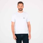 Knox White Woven Patch Tee